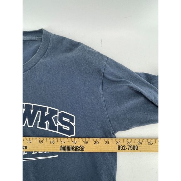 NFL Football Seattle Seahawks Blue Long Sleeve Graphic Tee T Shirt Large - Picture 10 of 12